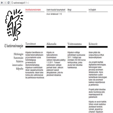 Uutisraivaaja Open Source -esitys