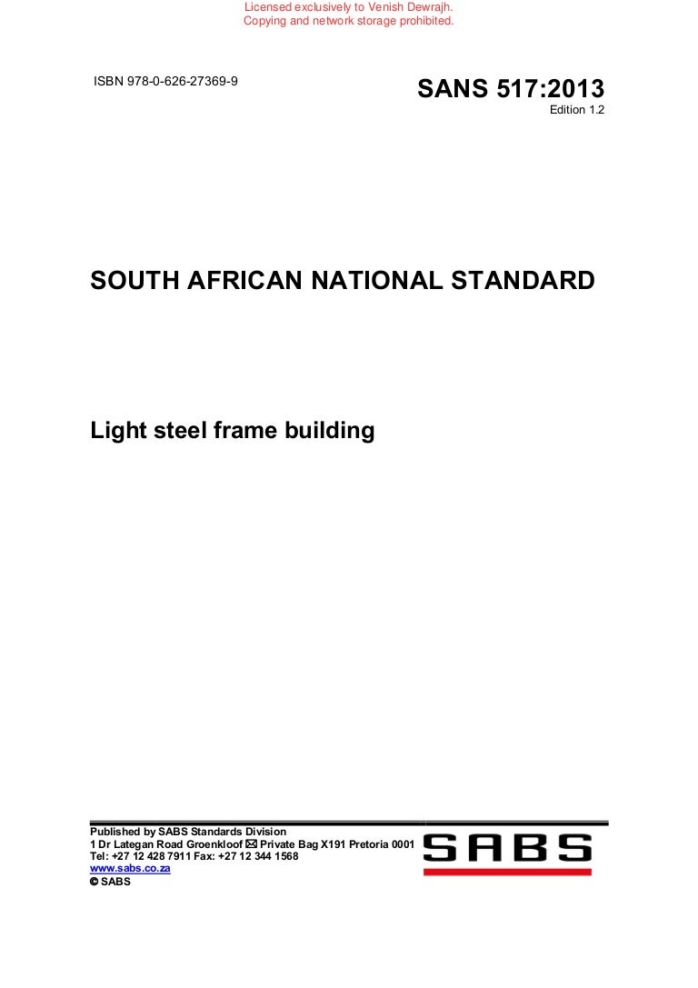 Sans 517 Mr Venish Dewrajh