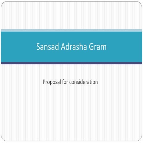 Sansad adrash gram