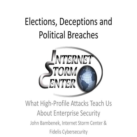 SANSFIRE - Elections, Deceptions and Political Breaches