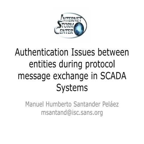Authentication Issues between entities during protocol message exchange in SC...