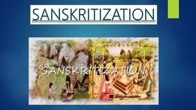 Sanskritization by m.n.srinivas