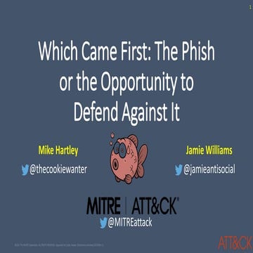 Which Came First: The Phish or the Opportunity to Defend Against It