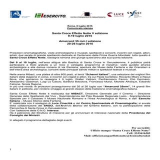 Santa Croce Effetto Notte 2015 comu...