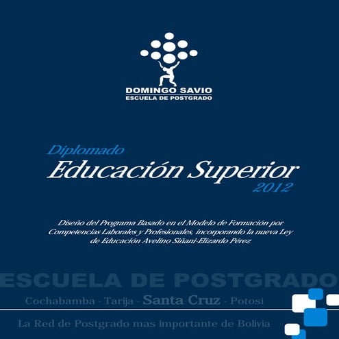 Santa cruz diplomado en educacion superior 2012 (1)