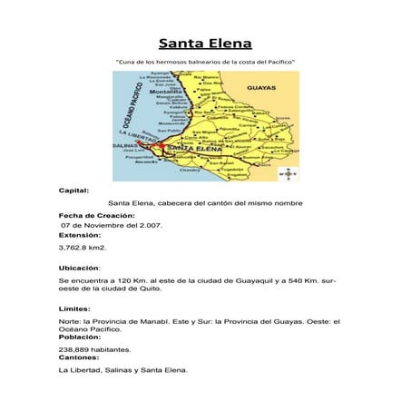 PROVINCIA DE SANTA ELENA