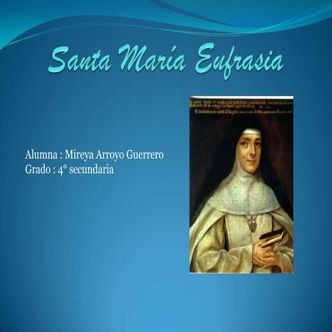Santa Maria Eufrasia | PPTX