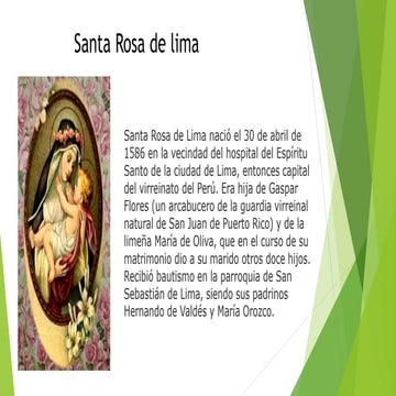 SANTA ROSA DE LIMA | PPTX