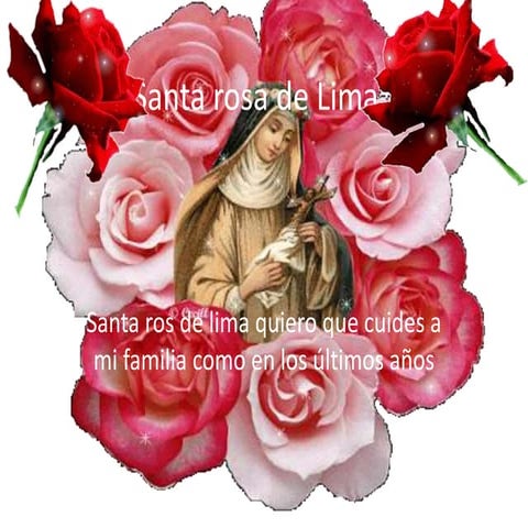Homenaje a Santa Rosa de Lima | PPTX