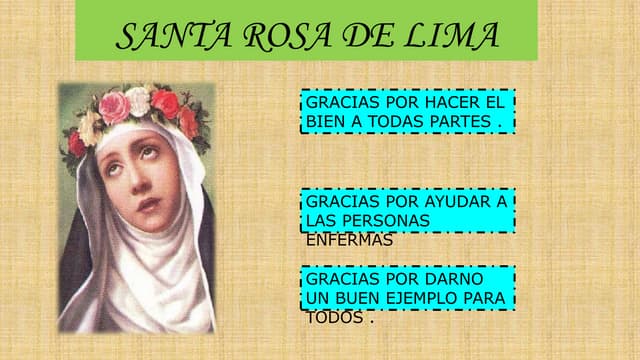 SANTA ROSA DE LIMA