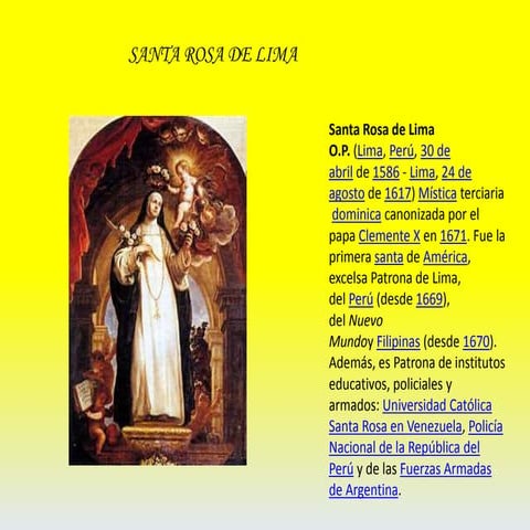 Santa Rosa de Lima | PPTX