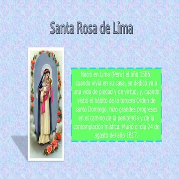 Santa rosa de lima