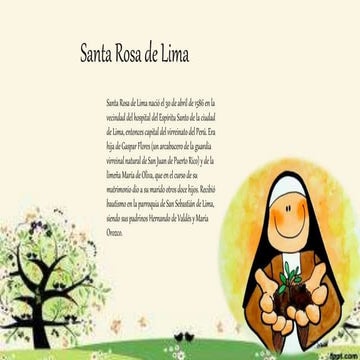 SANTA ROSA DE LIMA | PPTX