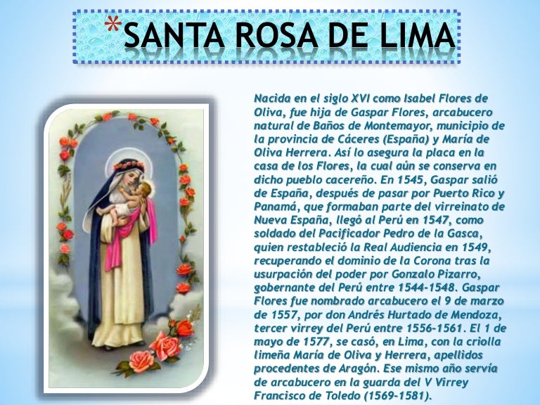 Santa rosa de lima Santa rosa de lima