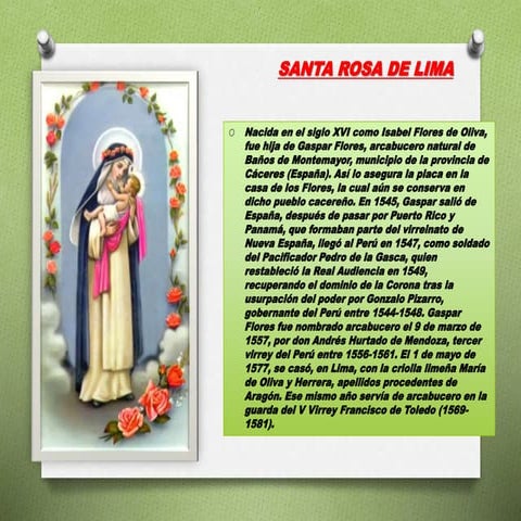 Santa rosa de lima 2 | PPTX