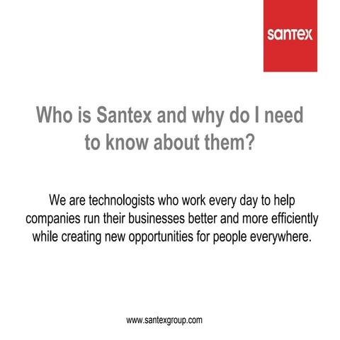 Santex Capabilities