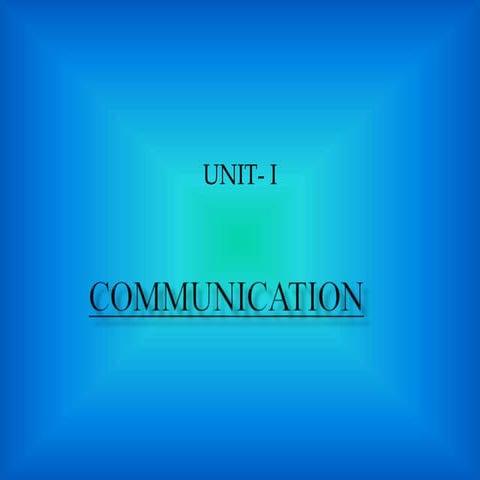 Santhya Sam Communication unit 1