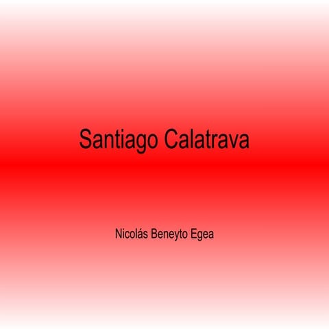 Santiago calatrava