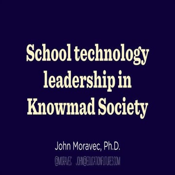 Charla John Moravec - ExpoEnlaces, Santiago de Chile, 2013