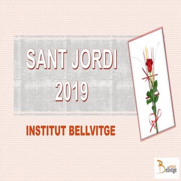 Sant jordi 2019