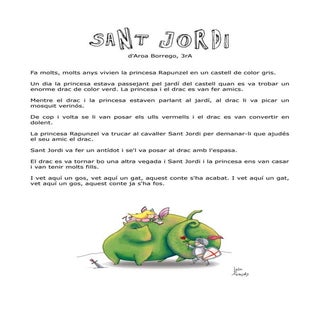 Sant jordi, d'aroa borrego