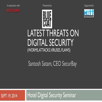 The latest threats on digital security  - 