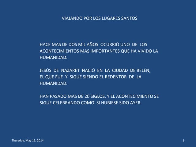 Santos lugares