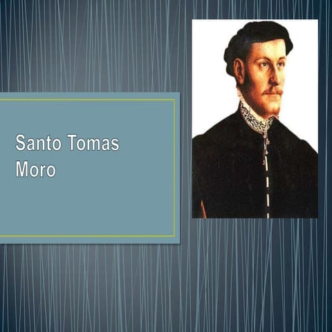 Biografia de Tomas Moro y la educación .pptx