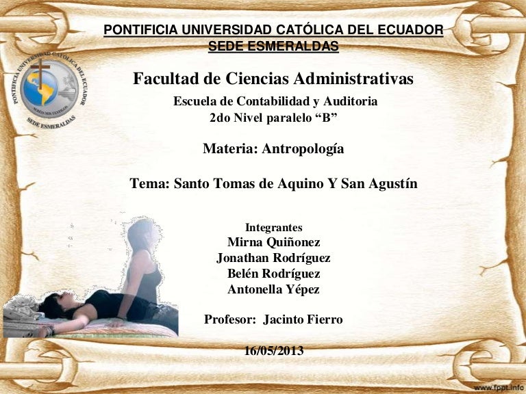 Santo tomas y san agustin