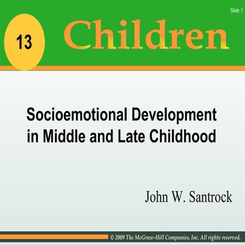 Socioemotional Development