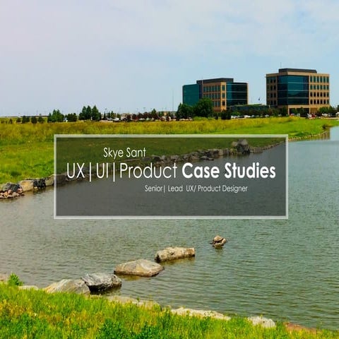 Skye Sant - lead ux/product case studies