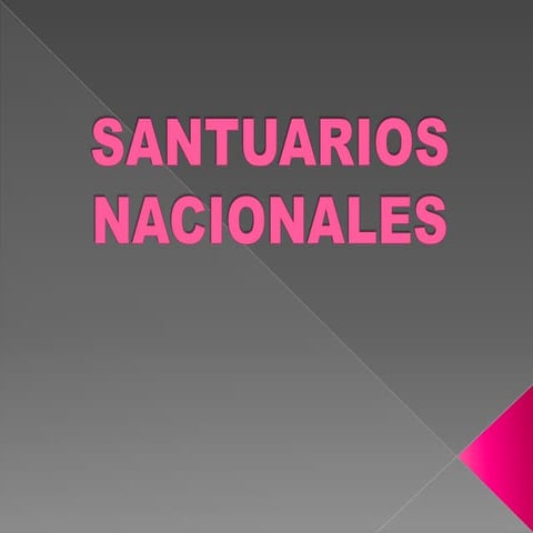 Santuarios  nacionales