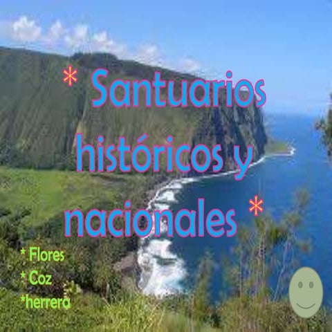 Santuarios nacionales y historicos