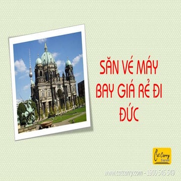 Săn vé máy bay giá rẻ đi Đức