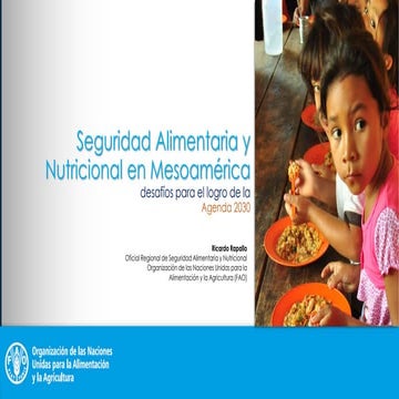 Seguridad Alimentaria y Nutricional y ODS en Mesoamérica