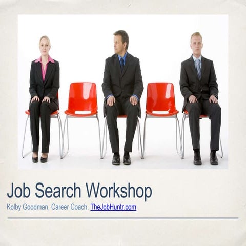 JOBHUNTR: Panasonic/Sanyo Job Search Presentation