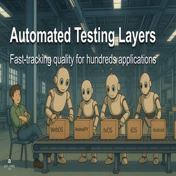 Fast-tracking quality for hundreds applications with automated testing layers