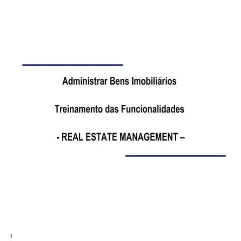 SAP FICO RE Treinamento Academia Classica