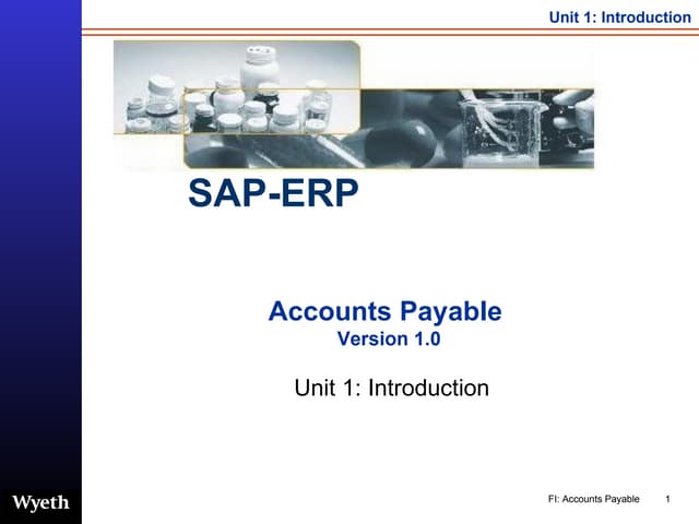 SAP Accounts Payable Introduction