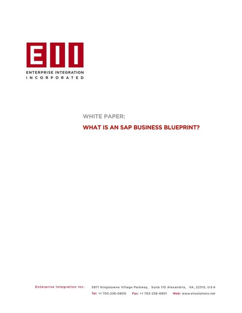 Sap business-blueprint1