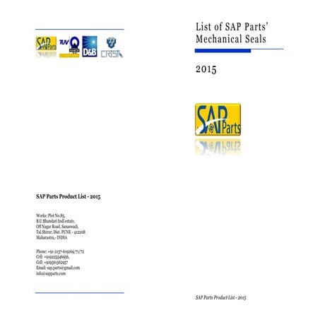 Sap catalouge-for-seal | PDF