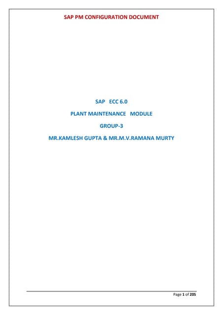 SAP ECC 6.0 PM Configuration Manual - www.sapdocs.info