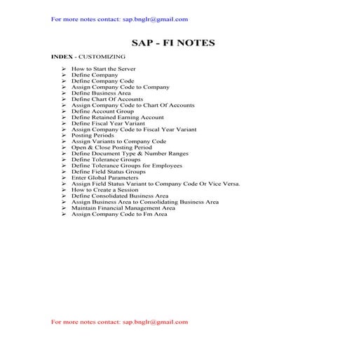 Sap -how to start fico must see