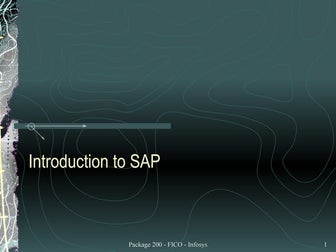 SAP INTRO