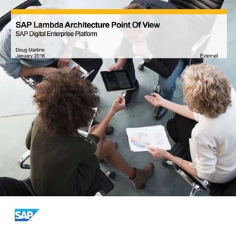 SAP Lambda Architecture Point of View