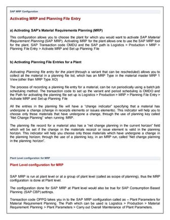 Sap mrp-configuration-pp
