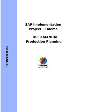 Sap pp-user-manual