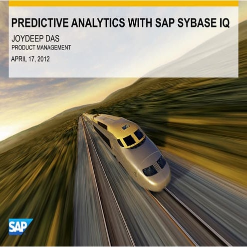 Predictive Analytics: A New Wealth of Options