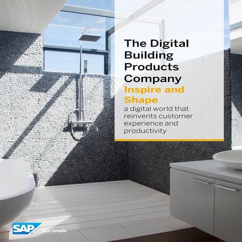 Sap   the digital building products company