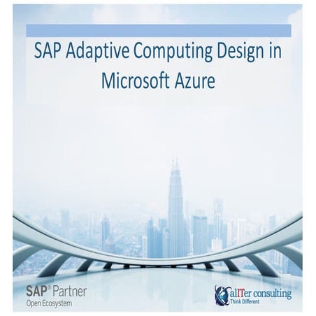 SAP Adaptive Computing Design